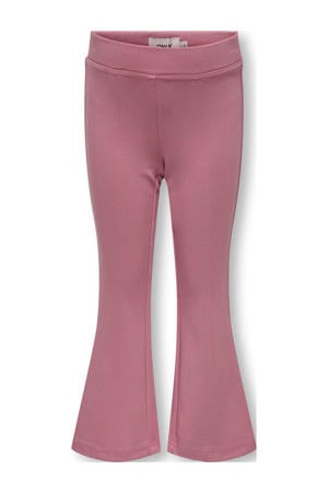flared casual broek roze