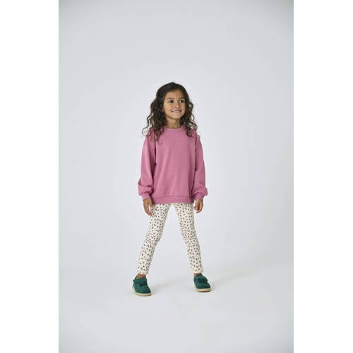 KIDS ONLY MINI gebloemde legging beige Meisjes Stretchkatoen Bloemen - maat 104 afbeelding