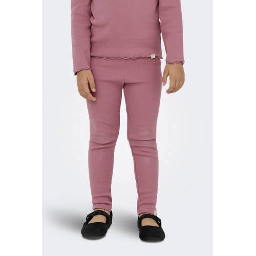 KIDS ONLY MINI super skinny legging roze Meisjes Stretchkatoen Effen - maat 104 afbeelding
