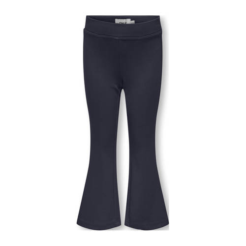 KIDS ONLY MINI flared casual broek donkerblauw Meisjes Viscose Effen - maat 98 afbeelding