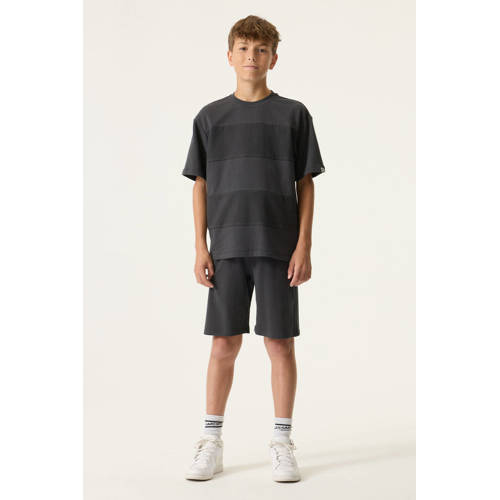 Garcia relaxed regular waist sweatshort antraciet Korte broek Grijs Effen - maat 134 afbeelding