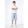 Garcia baggy regular waist short light blue denim