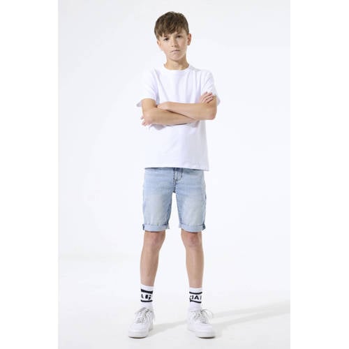 Garcia slim regular waist short light blue denim Korte broek Blauw Effen - maat 176 afbeelding