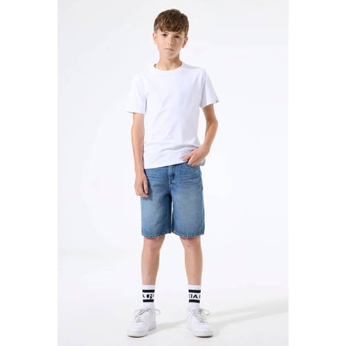 Garcia straight regular waist short medium blue denim Korte broek Blauw - maat 128 afbeelding