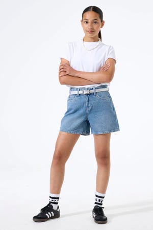 denim relaxed short medium blue denim