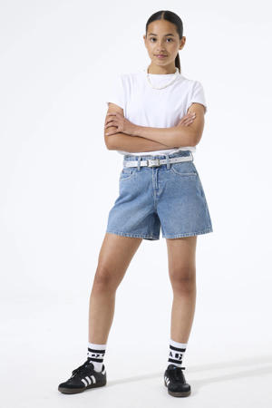 denim relaxed short medium blue denim