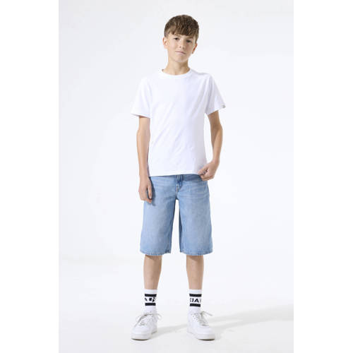 Garcia baggy regular waist short medium blue denim Korte broek Blauw Effen - maat 164 afbeelding
