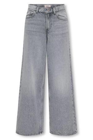 high waist wide leg jeans grey denim