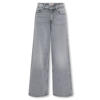 KIDS ONLY GIRL high waist wide leg jeans grey denim