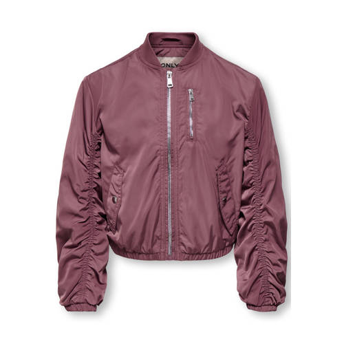 KIDS ONLY GIRL bomberjack paars Jas Meisjes Polyester Ronde hals Effen - maat 134 afbeelding