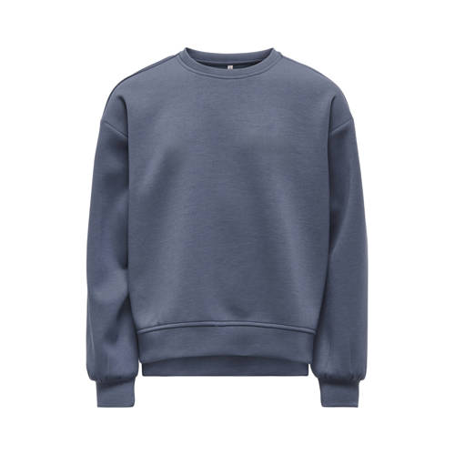 KIDS ONLY GIRL sweater grijsblauw Effen - maat 158/164 afbeelding