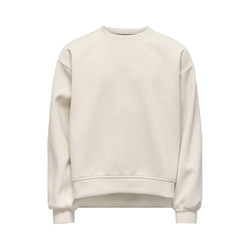 KIDS ONLY GIRL sweater beige Effen - maat 146/152 | Sweater van ONLY afbeelding