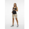 MAMALICIOUS slim high waist zwangerschaps biker short ecru