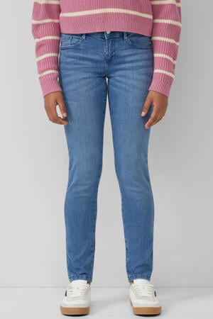 relaxed low waist regular fit jeans medium blue denim