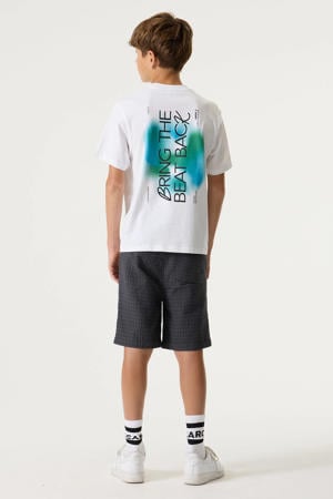 T-shirt met backprint wit