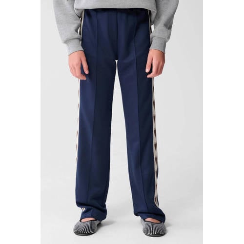 Shoeby pantalon met hartjes donkerblauw Broek Meisjes Polyester Hartjes - maat 98/104 afbeelding