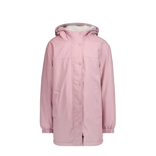America Today regenjas Roze Meisjes Polyester Capuchon Effen - maat 122/128 afbeelding