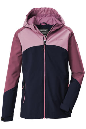 jas KOS donkerblauw/roze