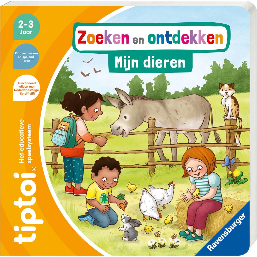 Ravensburger Tiptoi Zoeken en Ontdekken: Mijn Dieren - Interactief Leersysteem