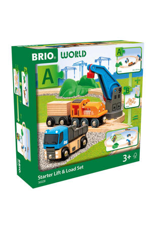 36028 Set voor beginners heffen en laden | Set speelgoedtreintjes voor kinderen vanaf 3 jaar