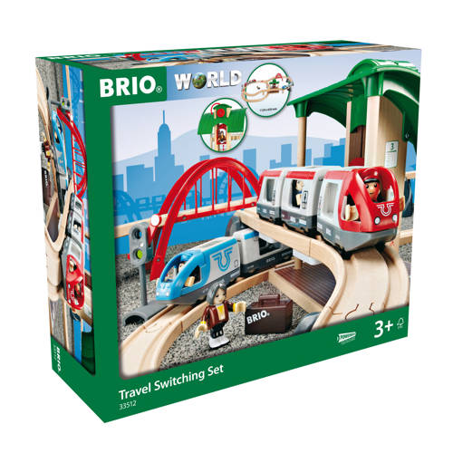 Ravensburger BRIO World Treinset met perron - 33512 Bouwset afbeelding