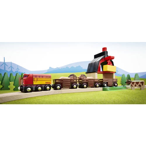 Ravensburger BRIO World Treinset met boerderij - 33719 Bouwset