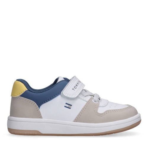 Tommy Hilfiger Skyler sneakers wit/grijs/blauw Jongens Imitatieleer - maat 24 afbeelding