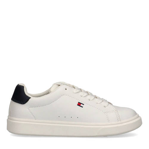 Tommy Hilfiger Cooper sneakers wit/donkerblauw Jongens Imitatieleer - maat 41 afbeelding