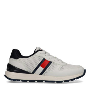 Jan sneakers wit/blauw