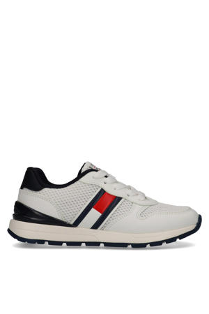 Jan sneakers wit/blauw