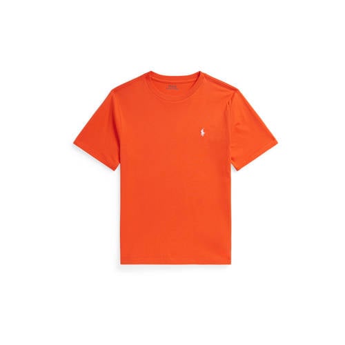 Polo Ralph Lauren T-shirt oranje Jongens Katoen Ronde hals Logo - maat 188 afbeelding