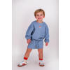 The New Chapter loose sweatshort blauw