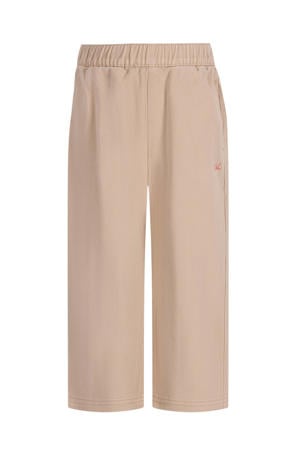 regular waist casual broek zand