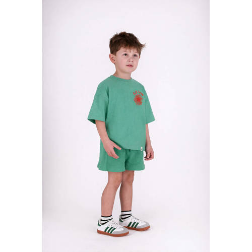 The New Chapter T-shirt Groen Jongens/Meisjes Katoen Ronde hals Backprint - maat 116 afbeelding