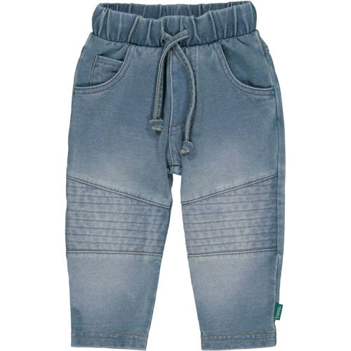 BESS denim regular stonewashed Jog denim Blauw Effen