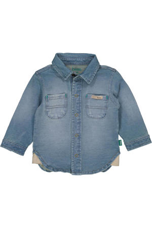 jog denim overhemd stonewashed