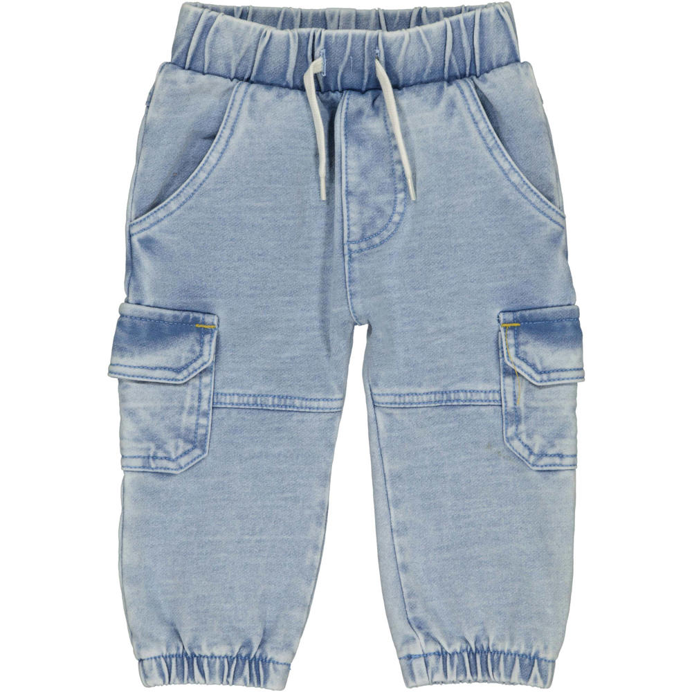 Light blue denim jongens BESS regular fit jeans van jog denim met effen