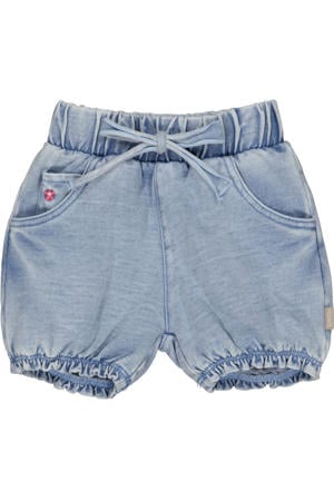 denim regular waist short blauw