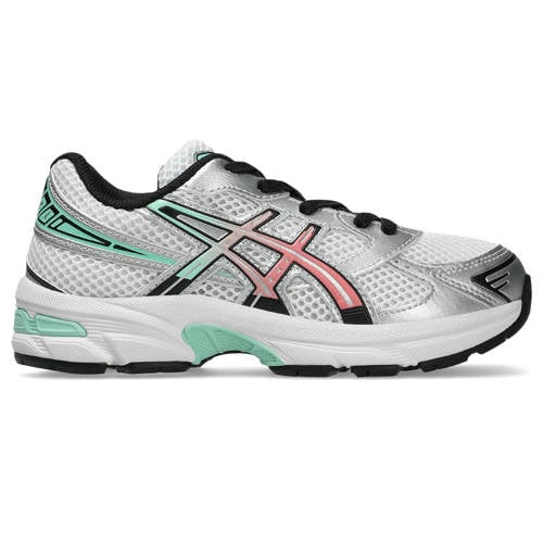 ASICS Gel-1130 sneakers wit/mintgroen Jongens/Meisjes Mesh Meerkleurig