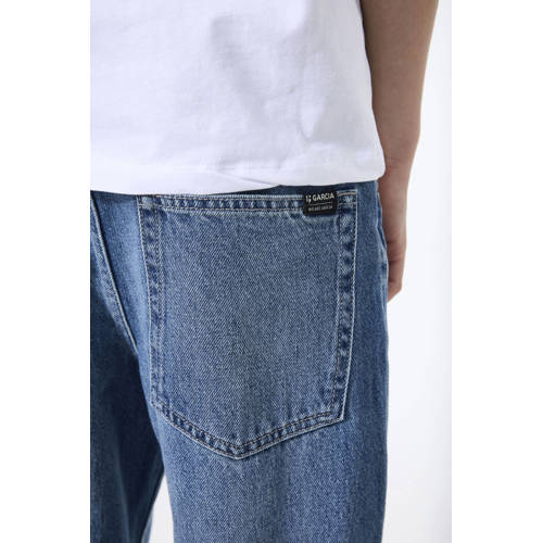 Garcia baggy jeans medium blue denim Blauw Effen - maat 164 afbeelding