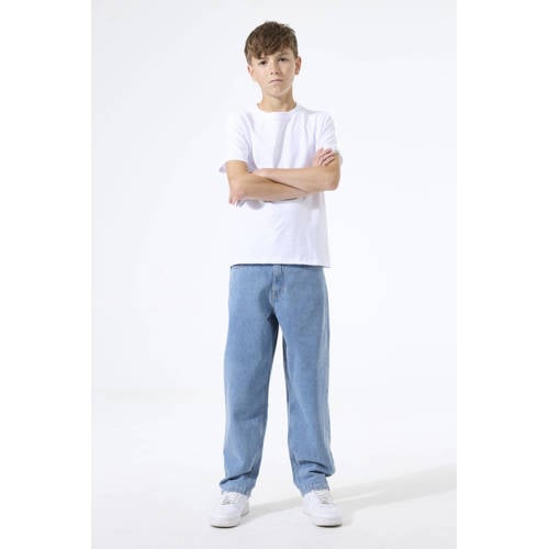 Garcia baggy jeans medium blue denim Blauw Effen - maat 152 afbeelding
