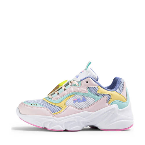 Fila sneakers lichtroze/geel Jongens/Meisjes Mesh Meerkleurig - maat 31 afbeelding