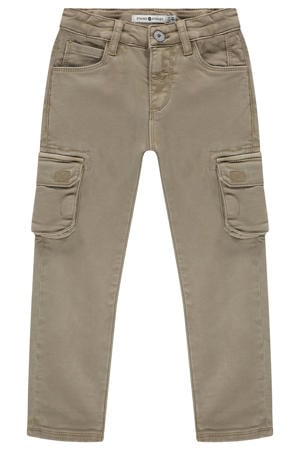 regular casual broek zand