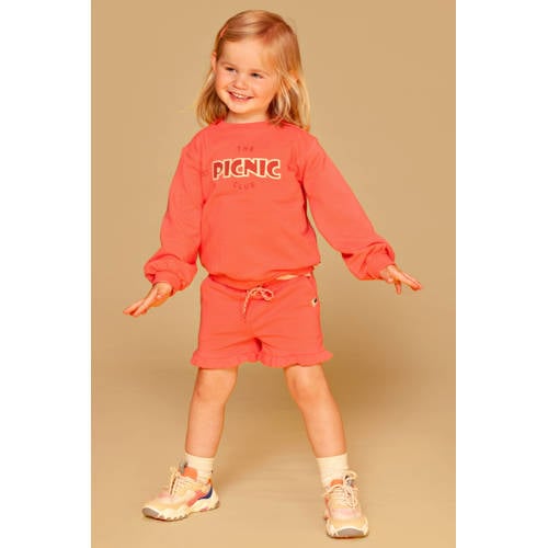 Stains&Stories sweatshort roze Korte broek Effen - maat 98 afbeelding