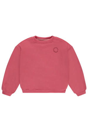 sweater met backprint roze
