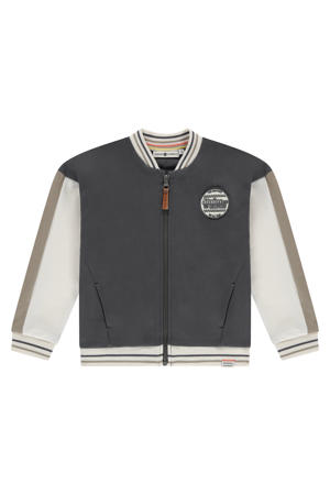 sweatvest antraciet