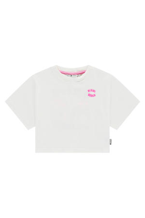 T-shirt met backprint wit