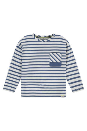 gestreepte longsleeve blauw