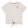 Stains&Stories T-shirt met backprint ecru