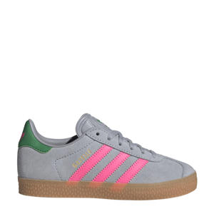Gazelle sneakers grijs/roze